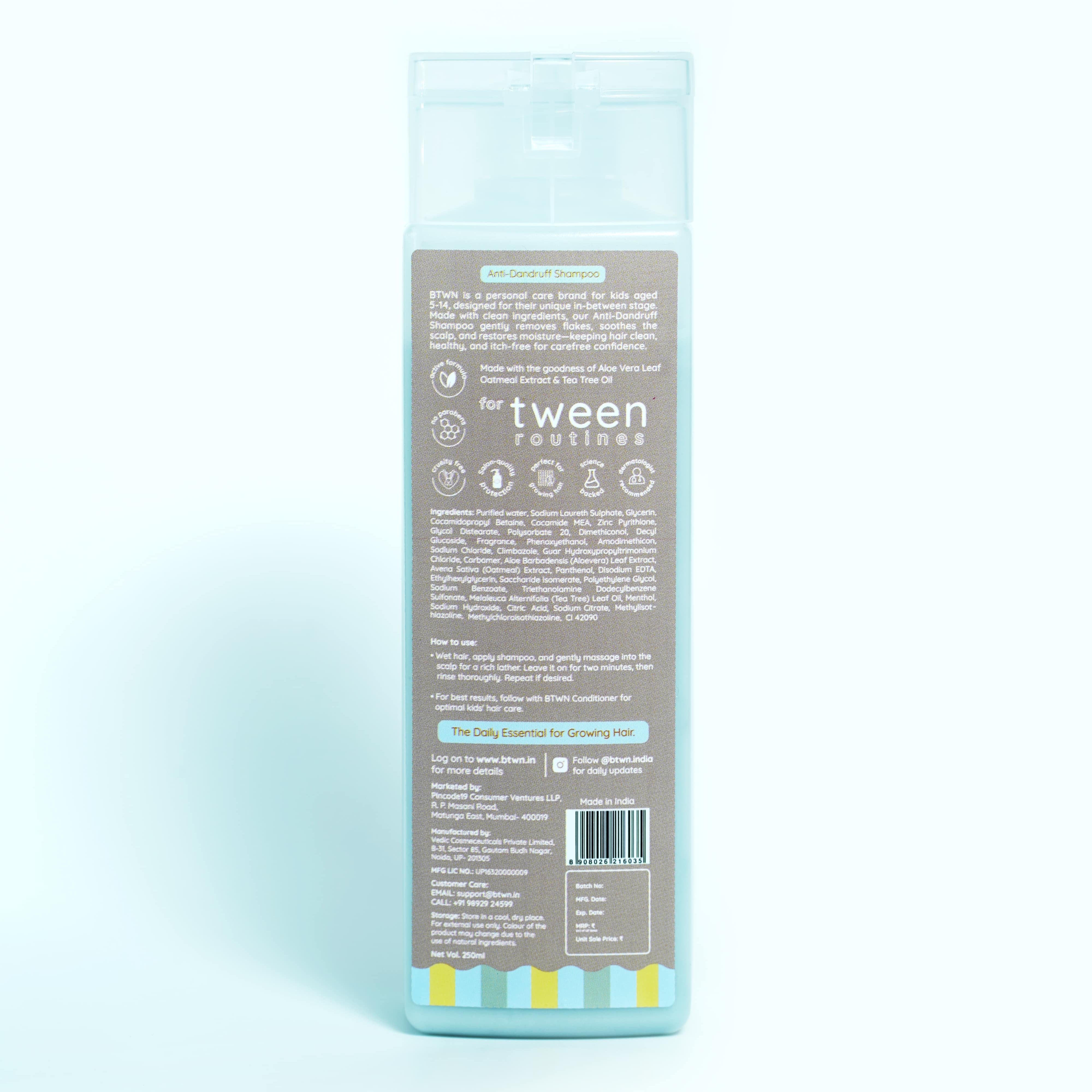 BTWN Anti-Dandruff Shampoo Bye-Bye, Flakes!