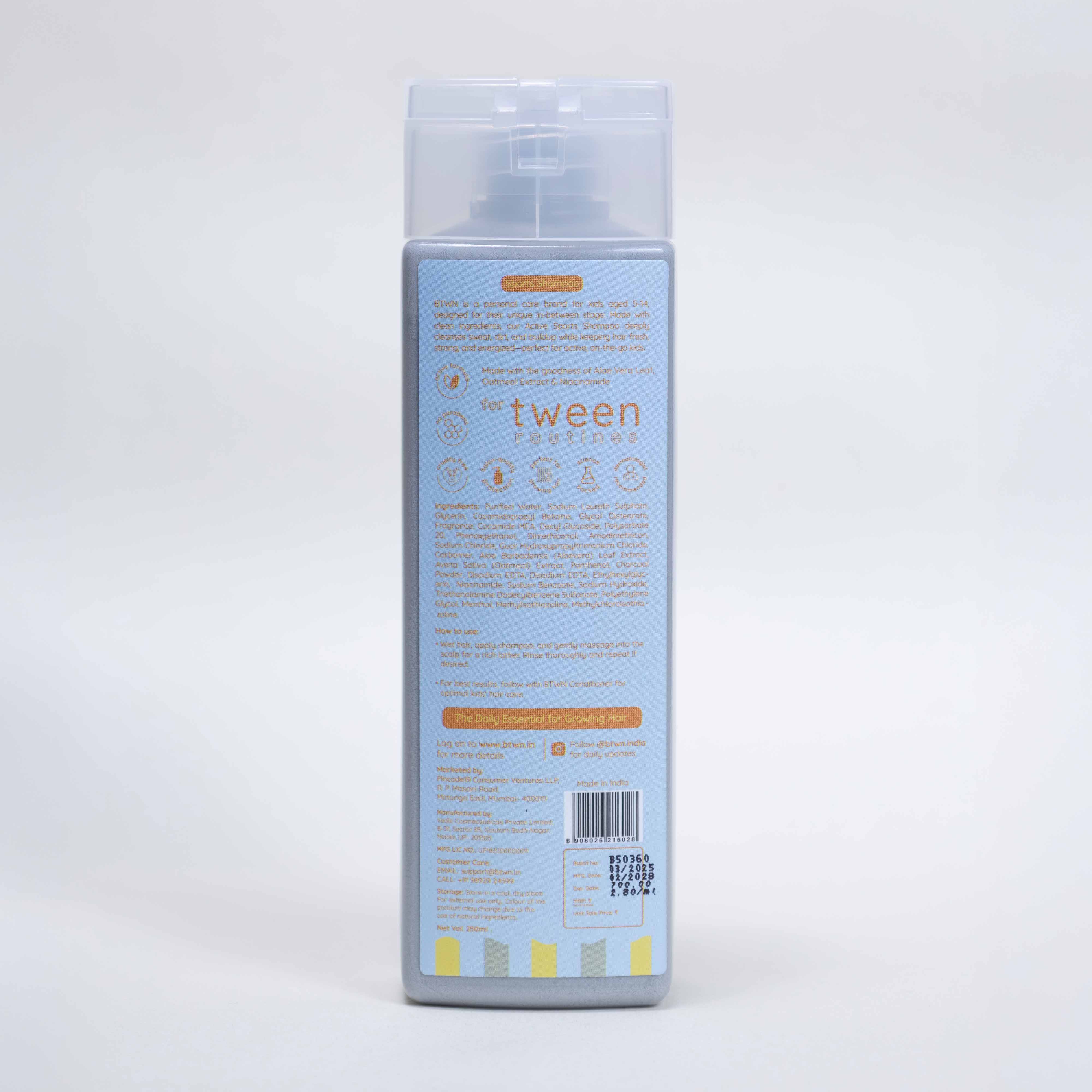 BTWN Sports Shampoo  & Conditioner